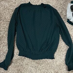 Elegant Green Women's Top